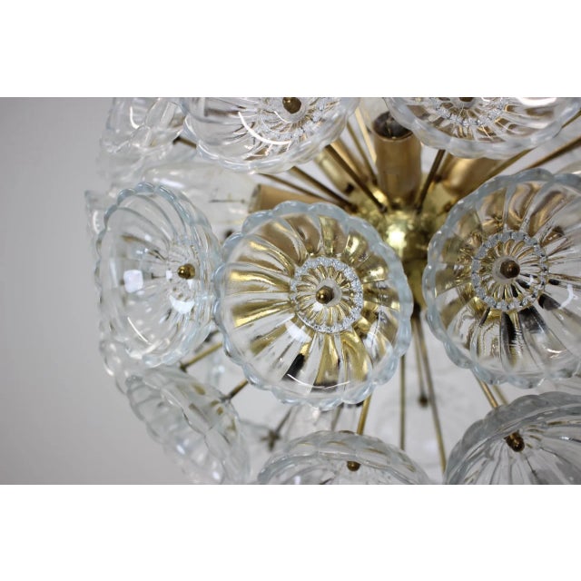 Dandelion Chandelier by Kamenický Šenov for Preciosa, 1970s For Sale - Image 6 of 12