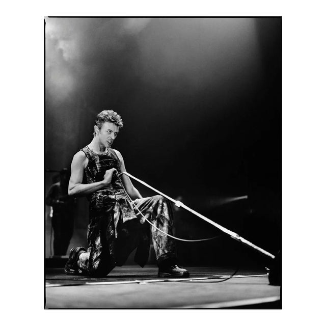 Bowie on Stage - Oversize Signed Limited Edition Print, 2020 For Sale