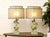 Vintage Figural Table Lamps With Fiberglass Shades - Pair For Sale - Image 4 of 7