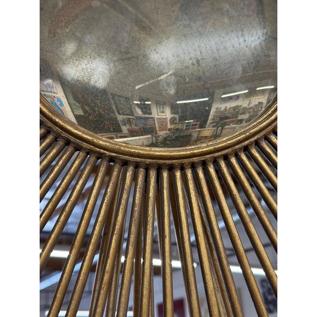 Early 20th Century Monumental Brutalist Starburst Mirror 9 Foot Tall Sculptures For Sale - Image 17 of 17