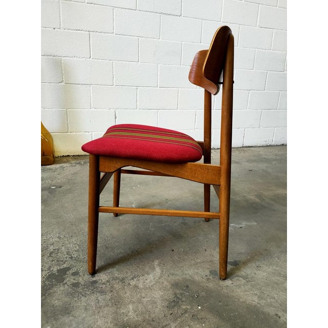 Brown Vintage Danish Chairs, 1970, Set of 4 For Sale - Image 8 of 9