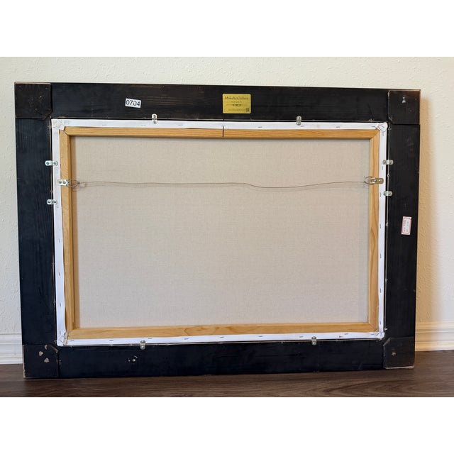 Textile Large Fox Hunting Oil Painting Horse Rider Equestrian Scene English Sporting Art For Sale - Image 7 of 7