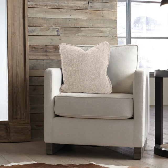 The 20" Barbet Natural Down Pillow The highlight of the Barbet pillow collection is its casual soft knobby weave in...