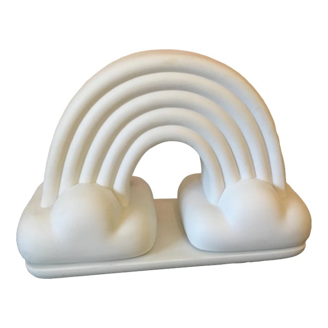 Rainbow Ceramic 2 Pieces Night Light by Rachel Blindauer For Sale