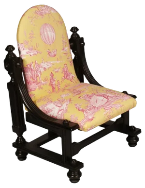 Set of Antique Baroque Bergere Armchairs