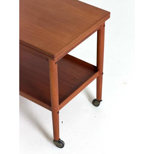 Mid-Century Modern Serving Trolley from Grete Jalk, 1960s For Sale - Image 3 of 12