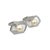 1990s Pair of Mikimoto Estate Akoya Pearl Cufflinks Silver 7.5 mm For Sale - Image 10 of 12