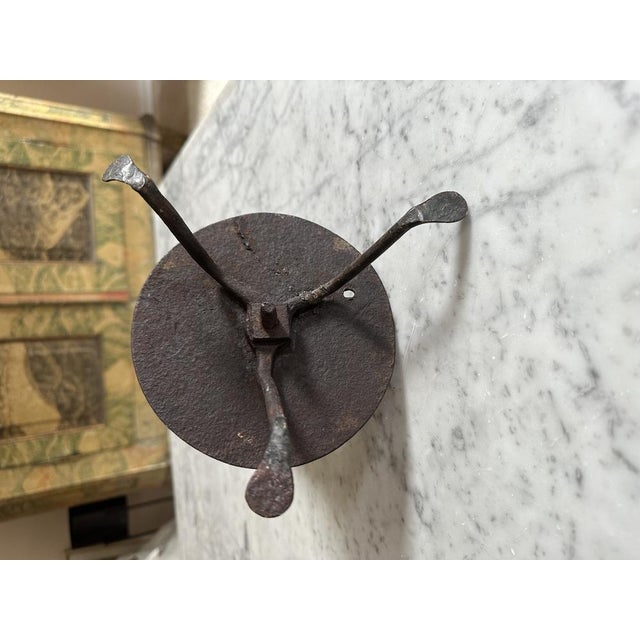 18th Century Alpine Iron Spiral Candleholder, 1730s For Sale - Image 10 of 17