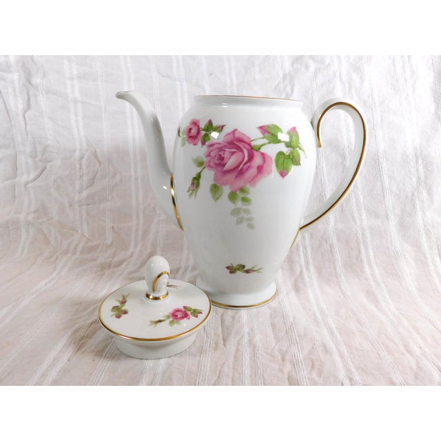 1960s Rosenthal Floral Coffee Pot, Sugar Bowl and Creamer in Aida For Sale In San Francisco - Image 6 of 11