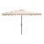 Vienna 6.5x10 Rectangle Umbrella - Beige/White For Sale
