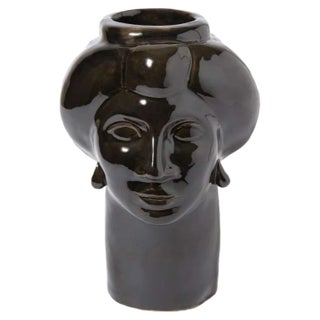 Roxelana Figure, Small • Black Stromboli from Crita Ceramiche For Sale