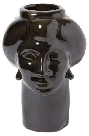 Roxelana Figure, Small • Black Stromboli from Crita Ceramiche