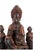 Wood 19th Century Chinese Qing Dynasty Carved Wood Guanyin Sculpture With Attendants For Sale - Image 7 of 8