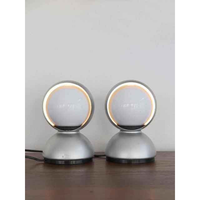 1970s Eclisse Table Lamps by Vico Magistretti for Artemide, 1960s, Set of 2 For Sale - Image 5 of 18