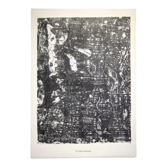 Jean Dubuffet, Pierrense Creek, Lithograph, 1959 For Sale