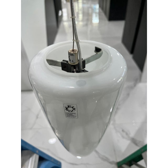Contemporary Murano Glass Suspension Light by Leucos For Sale - Image 3 of 8