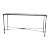 Diego Giacometti Style Wrought Iron Console Table For Sale