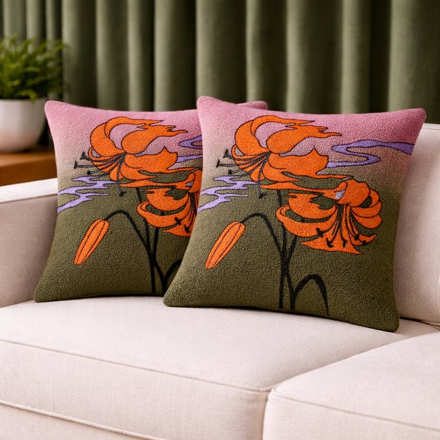 Exquisite Luxury Arts & Crafts Sofa Cushions – 1920s Design Cushion Cover Only For Sale - Image 4 of 5