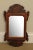 Chippendale Style Hand Crafted Mahogany & Burl Wood Small Mirrors- a Pair For Sale - Image 4 of 12