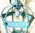 Vintage Style Solid Brass Verdigris Hanging Lantern - Restored & Rewired For Sale - Image 10 of 14