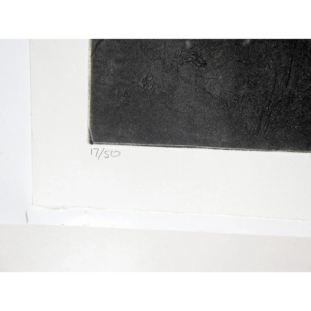 Mid Century Surreal Color Etching by Tony Bass For Sale In Seattle - Image 6 of 7