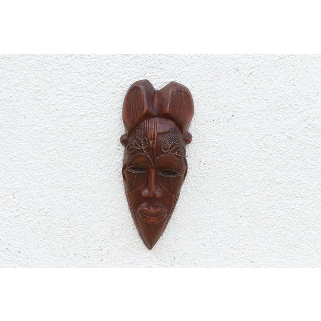 Tribal Carved Wood Tribal Wall Art For Sale - Image 3 of 8