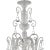 Glass Handcrafted Modern White Ca’ Rezzonico Chandelier With Curled Murano Glass Details For Sale - Image 7 of 7