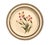 Wedgwood Creamware Botanical Specimen Plate With Pink Flowers and Brown Printed Border Dated 1862 For Sale In Philadelphia - Image 6 of 11