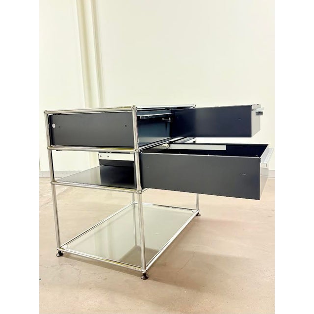 Industrial Console from USM Haller, 1980s For Sale - Image 3 of 4