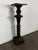 Side Table with Twisted Column in Oak Square Top For Sale - Image 3 of 5