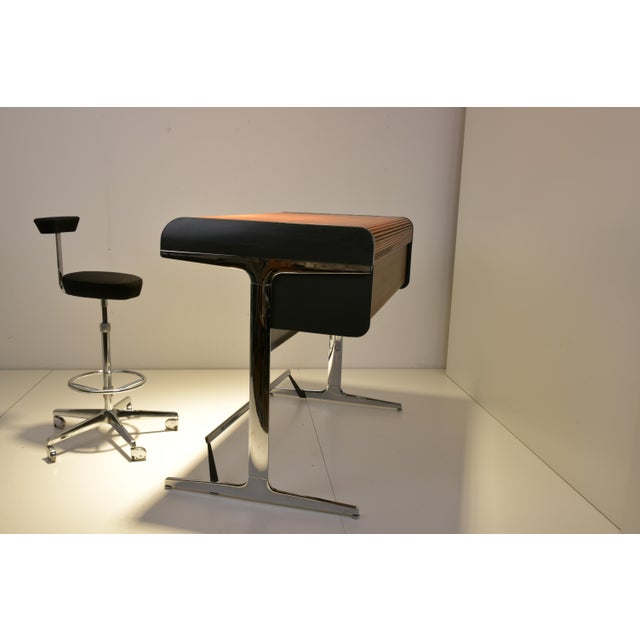 Wood Action Office 1 Rolltop Desk and Perch by George Nelson for Herman Miller, 1977, Set of 2 For Sale - Image 7 of 18