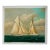 Schooner Yacht Racing Sailing Seascape Oil Painting on Canvas, Unstretched, by D. Tayler For Sale