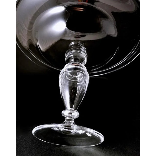 Art Deco Italian Crystal Table Centerpiece, 1984 For Sale - Image 12 of 13
