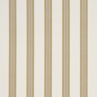 Schumacher Chatham Stripe Wallcovering In Driftwood For Sale