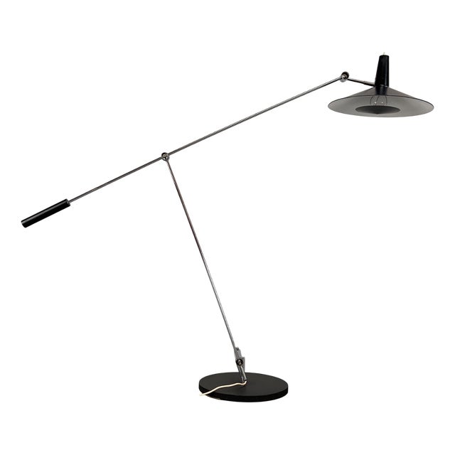 Type 600 Model 51 Floor Lamp by Rico and Rosemarie for Baltensweilerr, Switzerland, 1951 For Sale