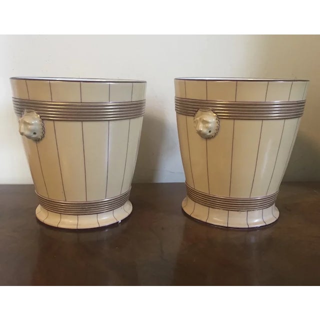 Vintage French Lion Cachepot main image 1