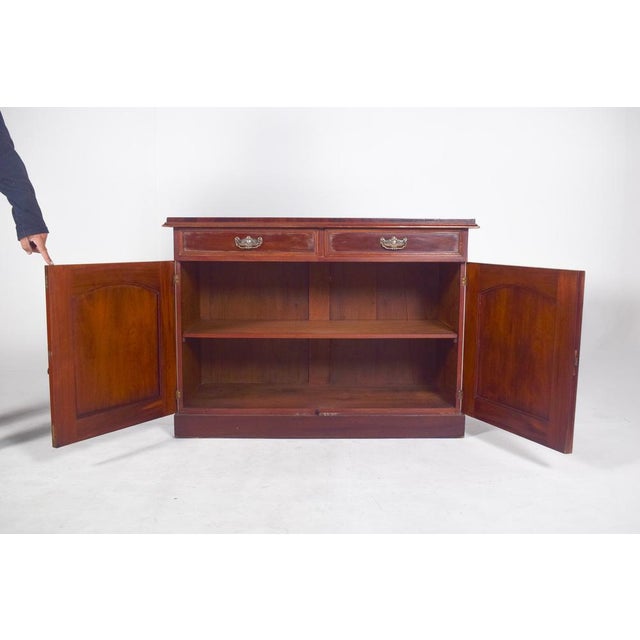 European English-Style Tall Sideboard For Sale - Image 6 of 9