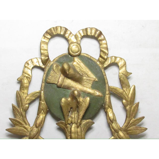 18th Century French Giltwood Marriage Mirror For Sale - Image 13 of 17