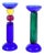 Blown Glass Candlesticks by A. Barbini, Set of 2 For Sale