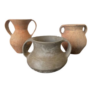 Chinese Neolithic Pottery - Set of 3 For Sale