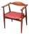 Danish Ch-35 Teak Chair by Hans J Wegner for Carl Hansen & Son, 1950s, 1960s For Sale