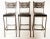Mid Century Modern Montecristo Style Bar Stools with a beautiful vintage metal frame and black patent leather upholstered...