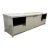 Custom Furniture Design Gray Lacquer Media Cabinet For Sale