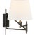 Paulo Small Bracket Light in Bronze with Linen Shade Designer: Thomas O'Brien Finish: Bronze Height: 16" Width: 11"...