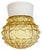 Vintage White Porcelain and Glass Ceiling Light, 1970s For Sale - Image 14 of 14