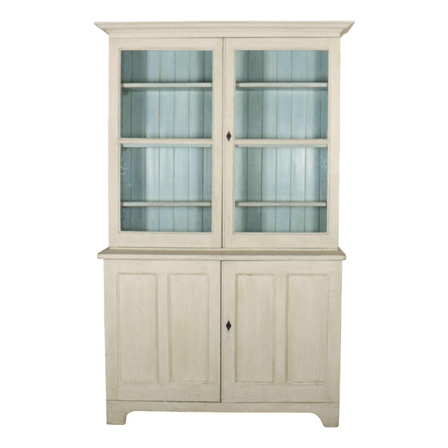 English Painted Bookcase, 1890s For Sale