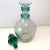 1960s Blenko Clear Crackle With Emerald Green Stopper, Circa 1930s For Sale - Image 5 of 6