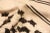 Mid 20th Century Nazmiyal Collection Ivory and Black Vintage Moroccan Kilim Rug For Sale - Image 5 of 7