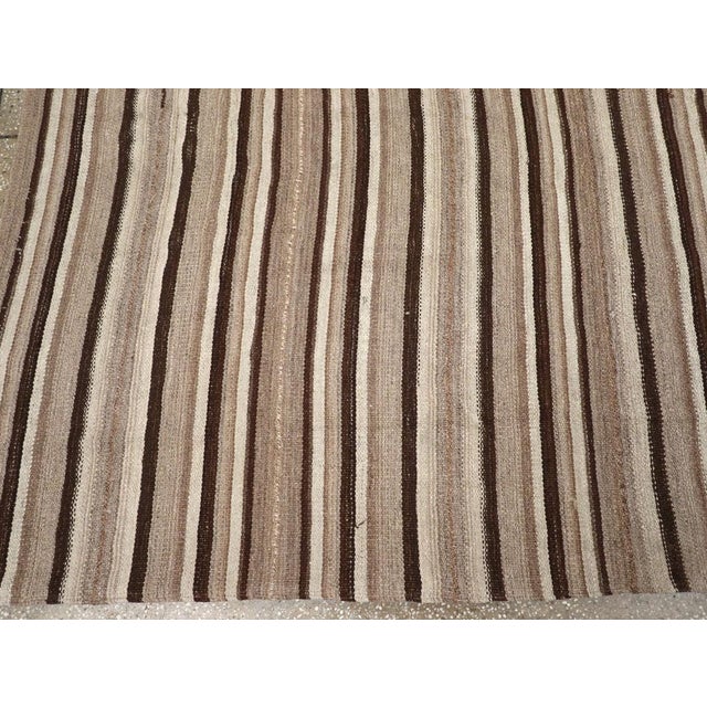 Mid 20th Century Galerie Shabab Collection Mid-20th Century Turkish Flatweave Kilim Carpet For Sale - Image 5 of 8