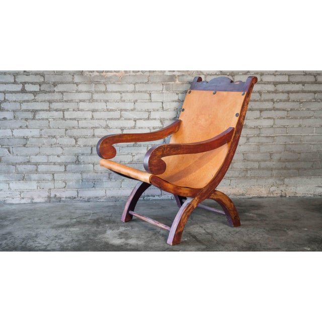 Clara Porset Style Mexican Butaque Chair For Sale - Image 15 of 18